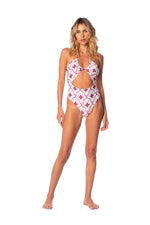 Load image into Gallery viewer, PRINT LOTUS BELL ONE PIECE 91383

