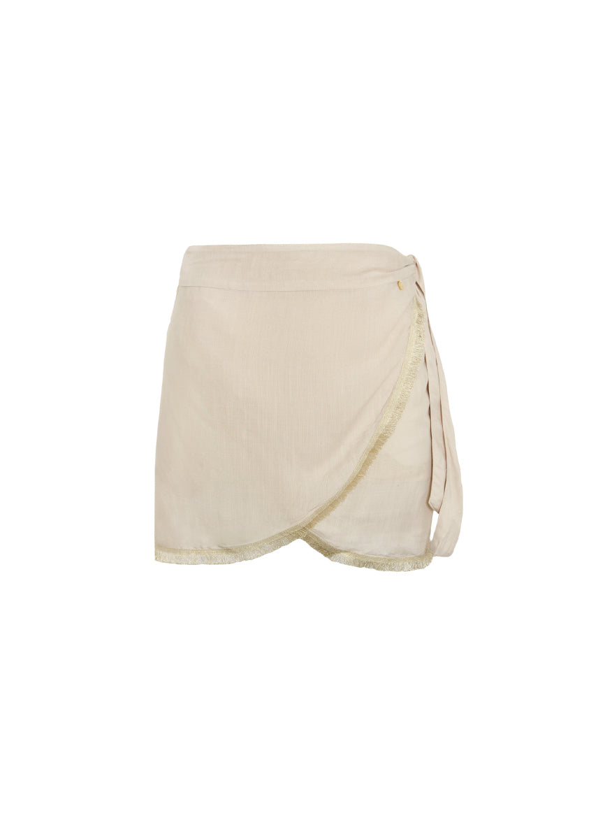 ROPA DE PLAYA FALDA PAREO TELA SUAVE DELICADA CANDIE 9147