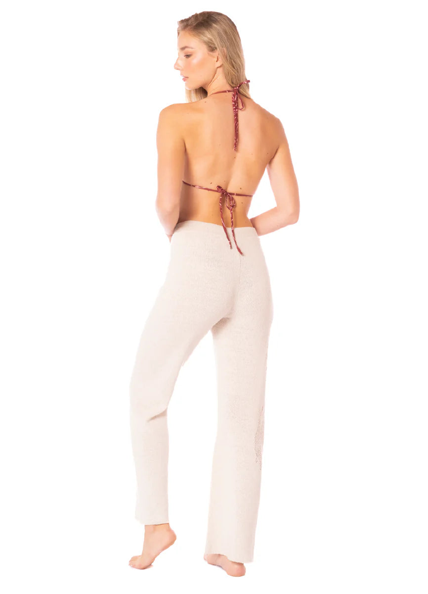 ROPA DE PLAYA PANTALON CON ELASTICO EN CINTURA TEJIDO FILIPPA 9357