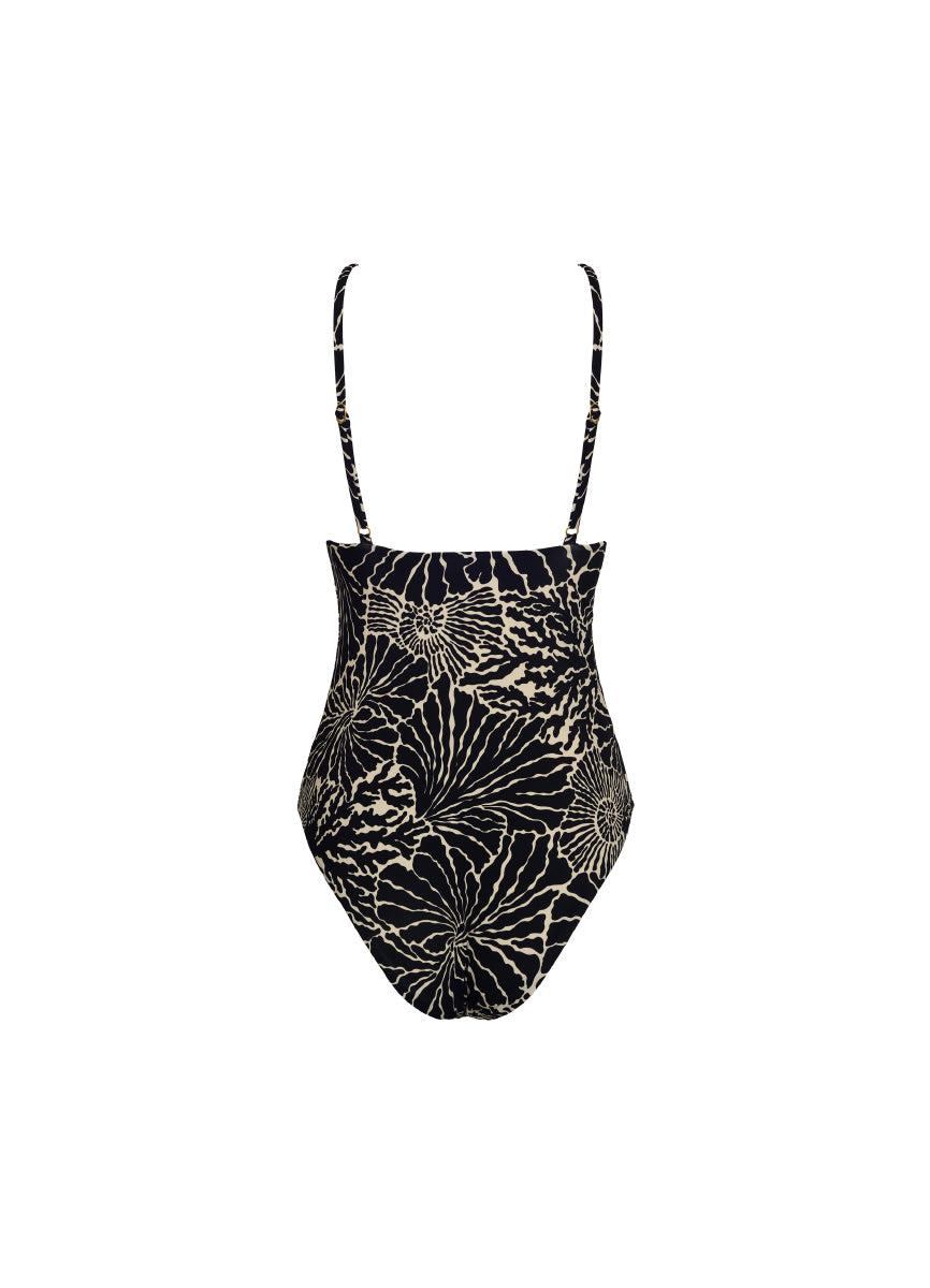 VESTIDO DE BAÑO ENTERO UNA PIEZA TRIANGULO AMARO 93843