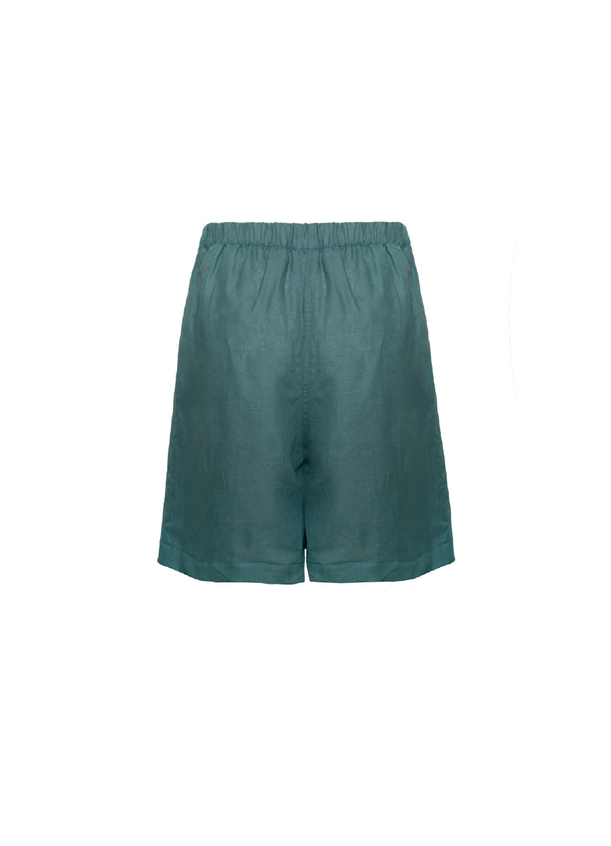ROPA DE PLAYA SHORT CORTO EN LINO VALENCIA 9395