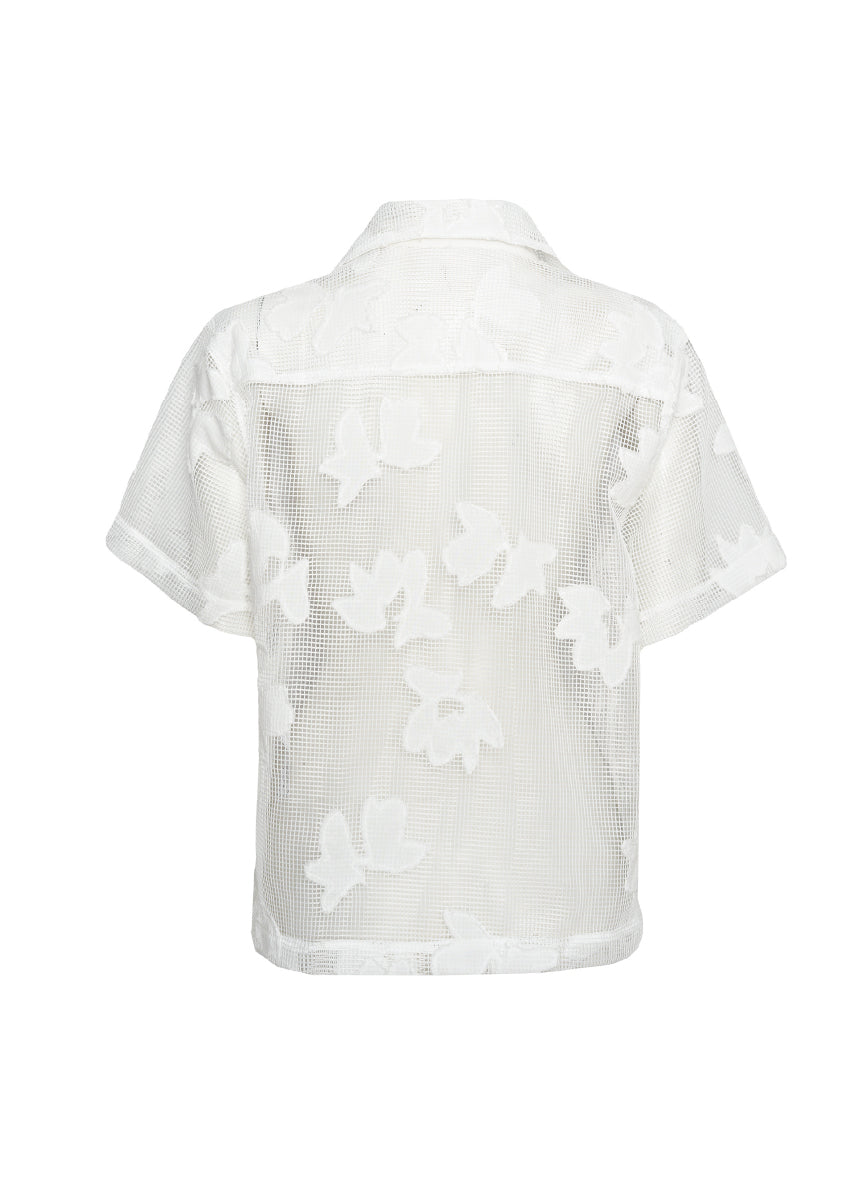 ROPA DE PLAYA CAMISA BLUSA MANGA CORTA LENA 9427
