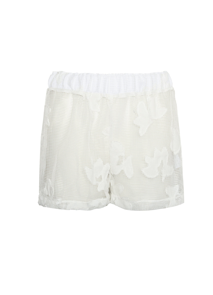 ROPA DE PLAYA SHORT CORTO CINTURA ALTA FLORA 9428