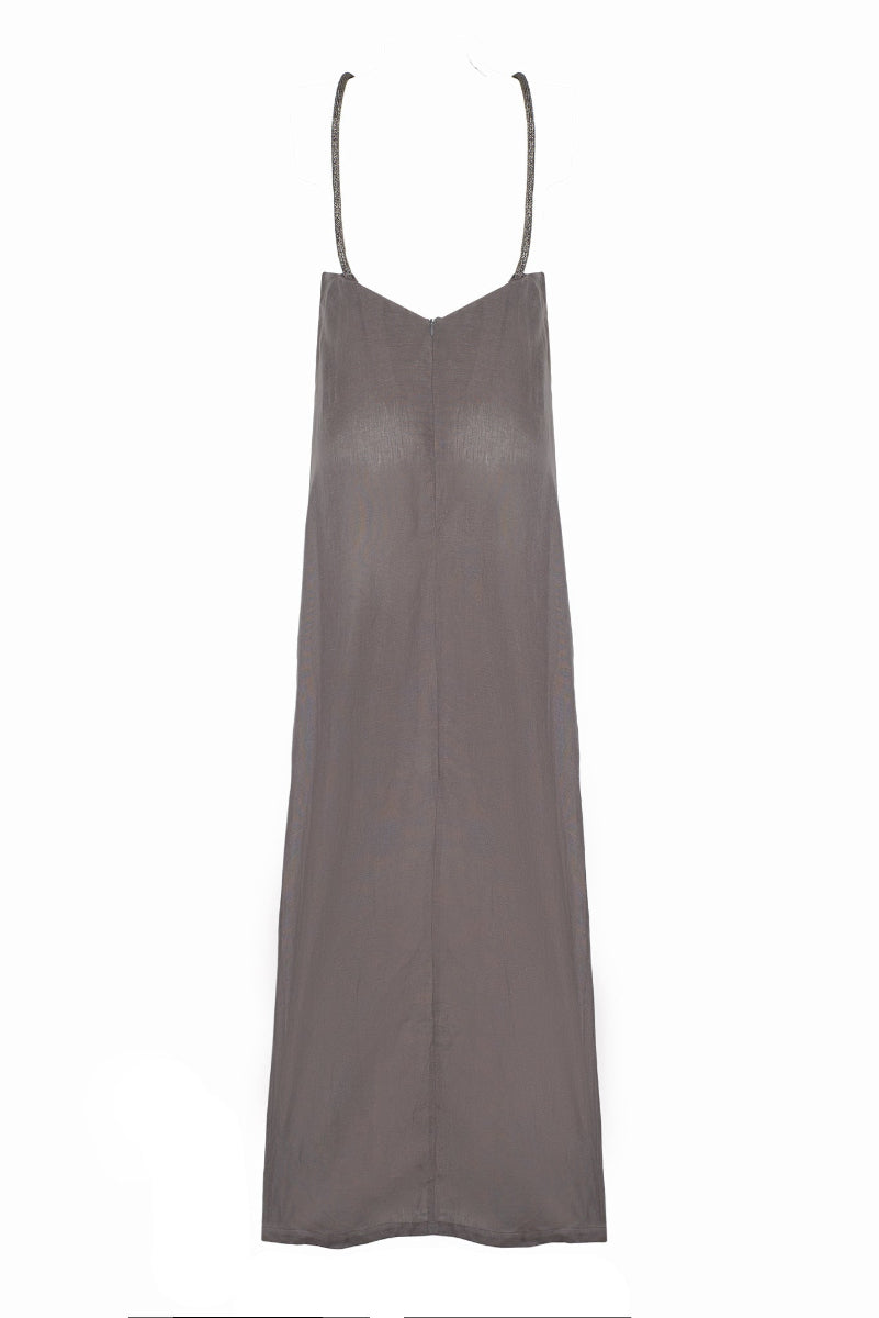 ROPA DE PLAYA VESTIDO LARGO CON AMARRES AMAL 9441