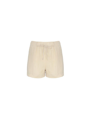 ROPA DE PLAYA SHORT CORTO EN LINO CUARZO 9462