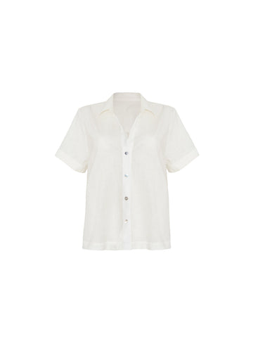 ROPA DE PLAYA CAMISA BLUSA MANGA CORTA AMATISTA 9463