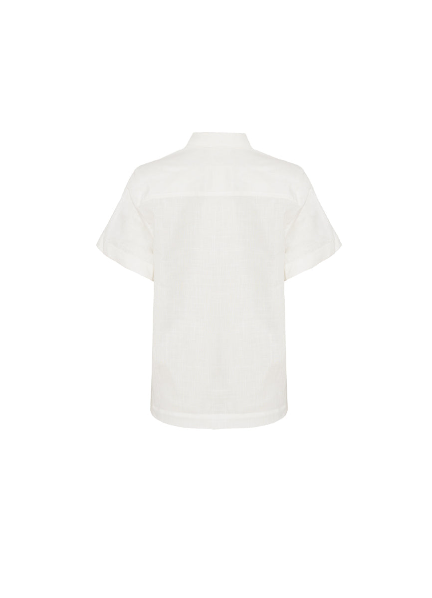 ROPA DE PLAYA CAMISA BLUSA MANGA CORTA AMATISTA 9463