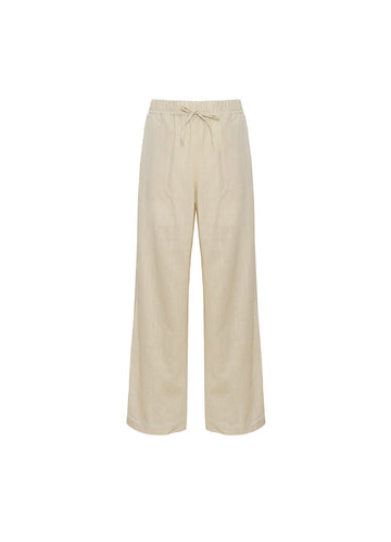 ROPA DE PLAYA PANTALON CORTE ANCHO EN LINO AGATHA 9468