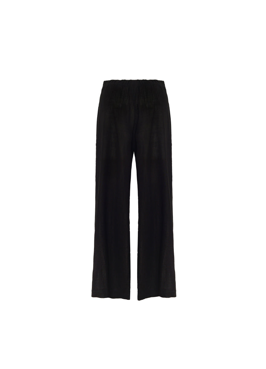 ROPA DE PLAYA PANTALON CORTE ANCHO EN LINO AGATHA 9469