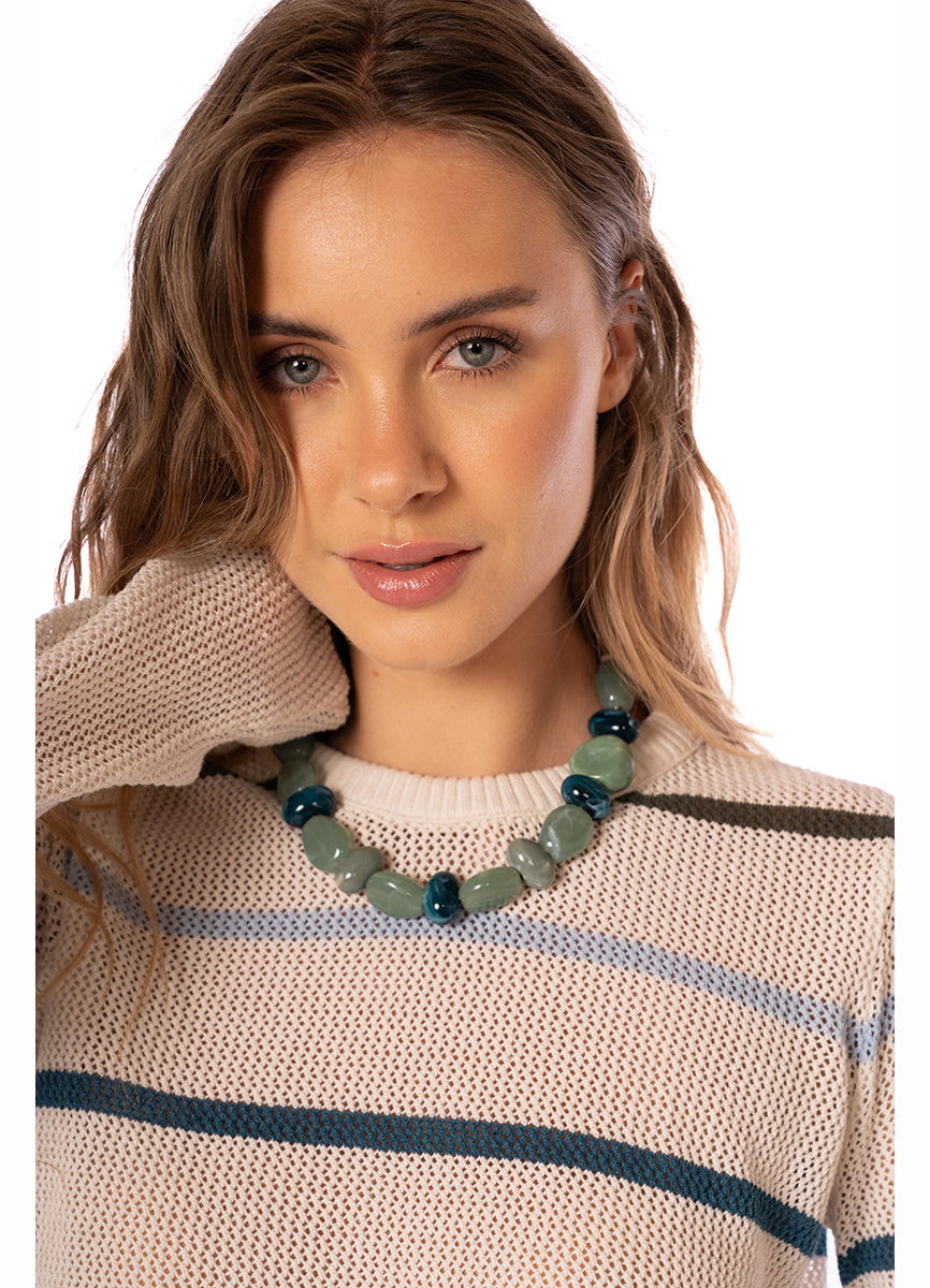 CRYSTAL SHORE CAILIN KNITTED SWEATER 9529