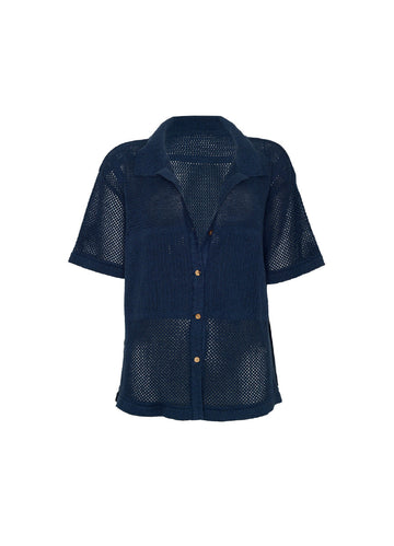 ROPA DE PLAYA CAMISA BLUSA MANGA CORTA JASMIN 9361