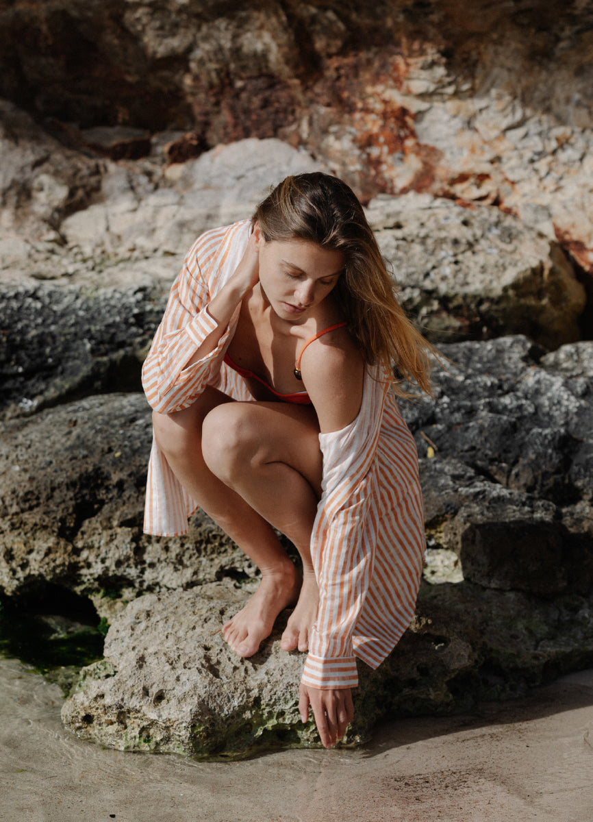 TRAJE DE BAÑO VESTIDO DE BAÑO CAMISA 9473