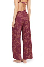 Load image into Gallery viewer, PRINT ROSSO CORALE ZENDA PANTS 9036
