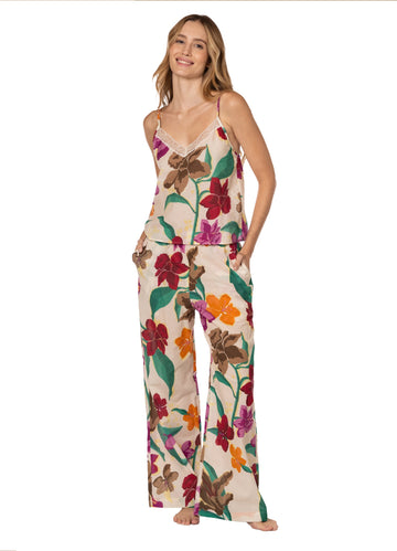 FLOWERS PIJAMA SET 23157