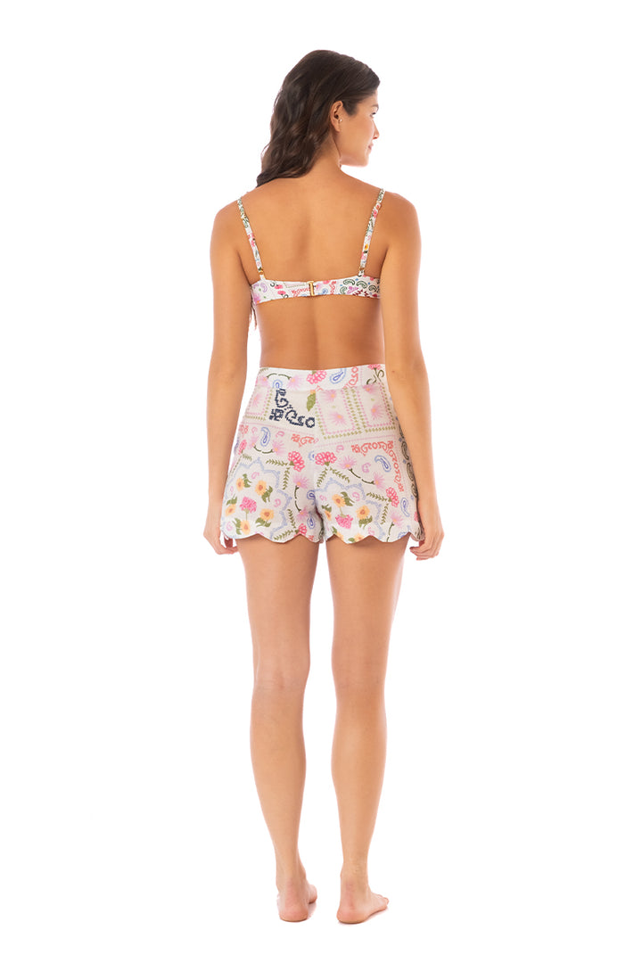 PRINT PASEO DEL SOL DEVON SHORT 9303