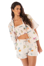 Load image into Gallery viewer, PRINT LA VILLA LUCIA SHIRT 9319
