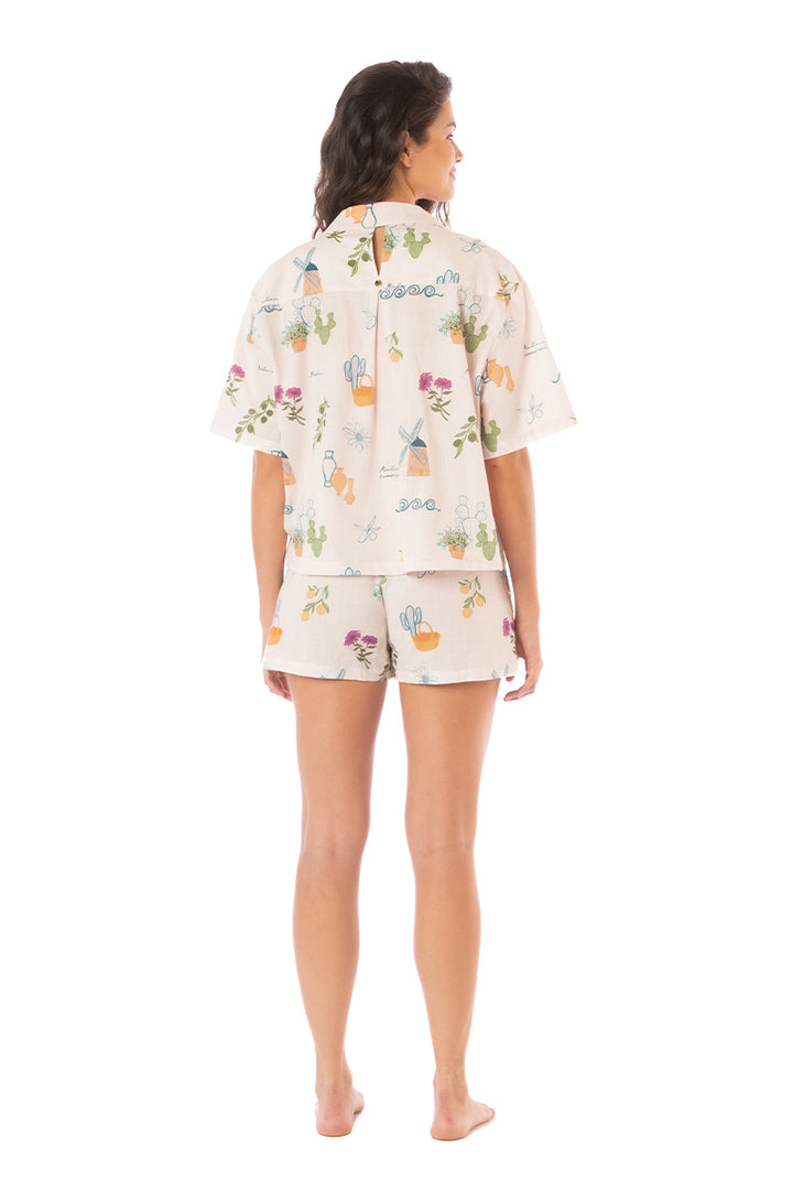 PRINT LA VILLA LUCIA SHIRT 9319