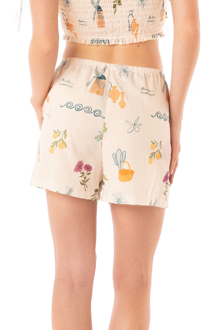 PRINT LA VILLA KALI SHORT 9320