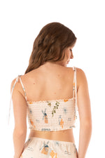 Load image into Gallery viewer, PRINT LA VILLA CECI CROP TOP 9321
