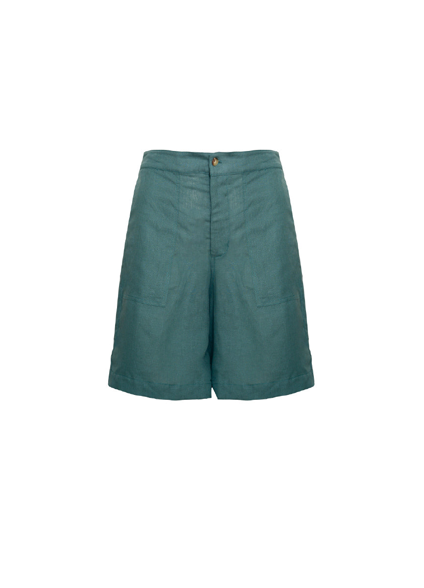 ROPA DE PLAYA SHORT CORTO EN LINO VALENCIA 9395