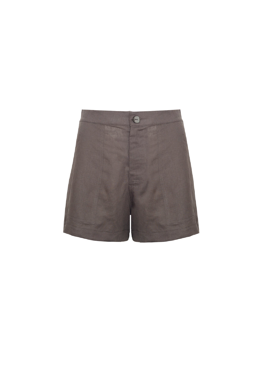 ROPA DE PLAYA SHORT CORTO EN LINO NORA 9440