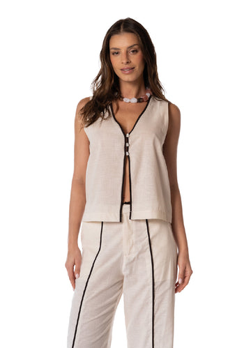BLUSH COAST EDEN VEST          9658