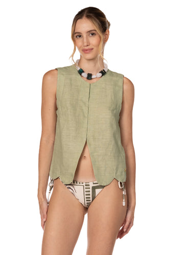 GREEN DREAMS DAFNE VEST 9749