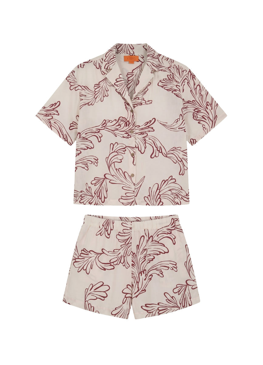 CORALS PIJAMA SET SHORT 23187