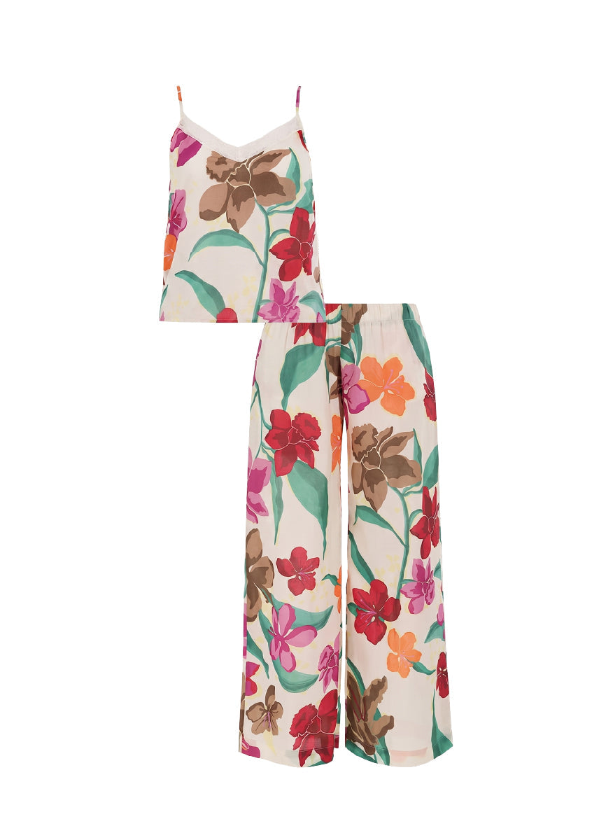FLOWERS PIJAMA SET 23157