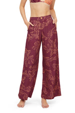 Load image into Gallery viewer, PRINT ROSSO CORALE ZENDA PANTS 9036
