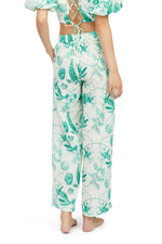 Load image into Gallery viewer, PRINT GREEN SHELLS SKY PANTS 9022