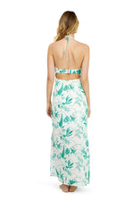 Load image into Gallery viewer, PRINT GREEN SHELLS TAYLOR DRESS 9020
