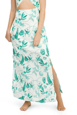 Load image into Gallery viewer, PRINT GREEN SHELLS TAYLOR DRESS 9020
