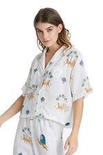 Load image into Gallery viewer, PRINT MYSTIC MOROCCO LUCIA SHIRT 8909